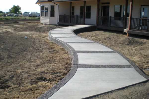Installing a Concrete Walkway for New Homeowners