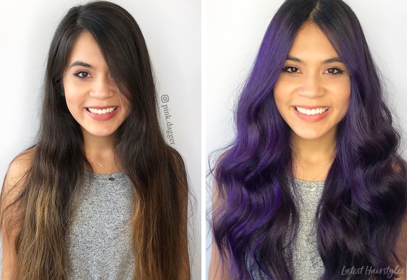 Purple Hair Dye For Dark Hair A Solution Everybody Seeks