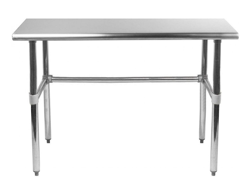 Commercial stainless steel tables