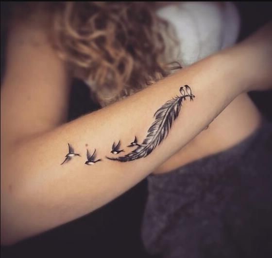 Female Meaningful Forearm Tattoos
