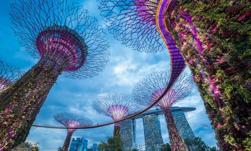 Singapore is a country with the island of Singapore at the heart of its territory