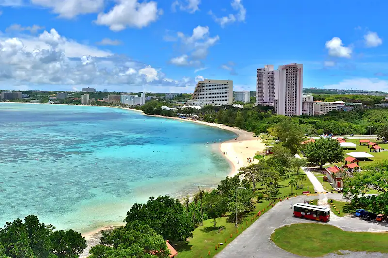 The Guam island