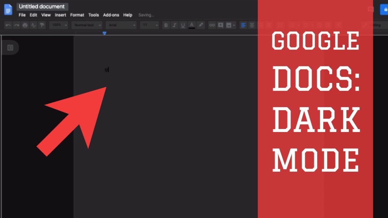 How to Turn on Dark Mode in Google Docs?