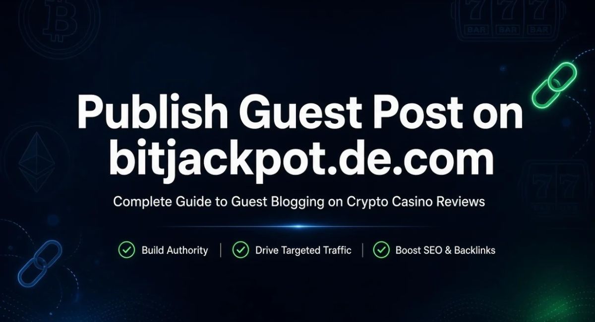 Publish Guest Post on bitjackpot.de.com